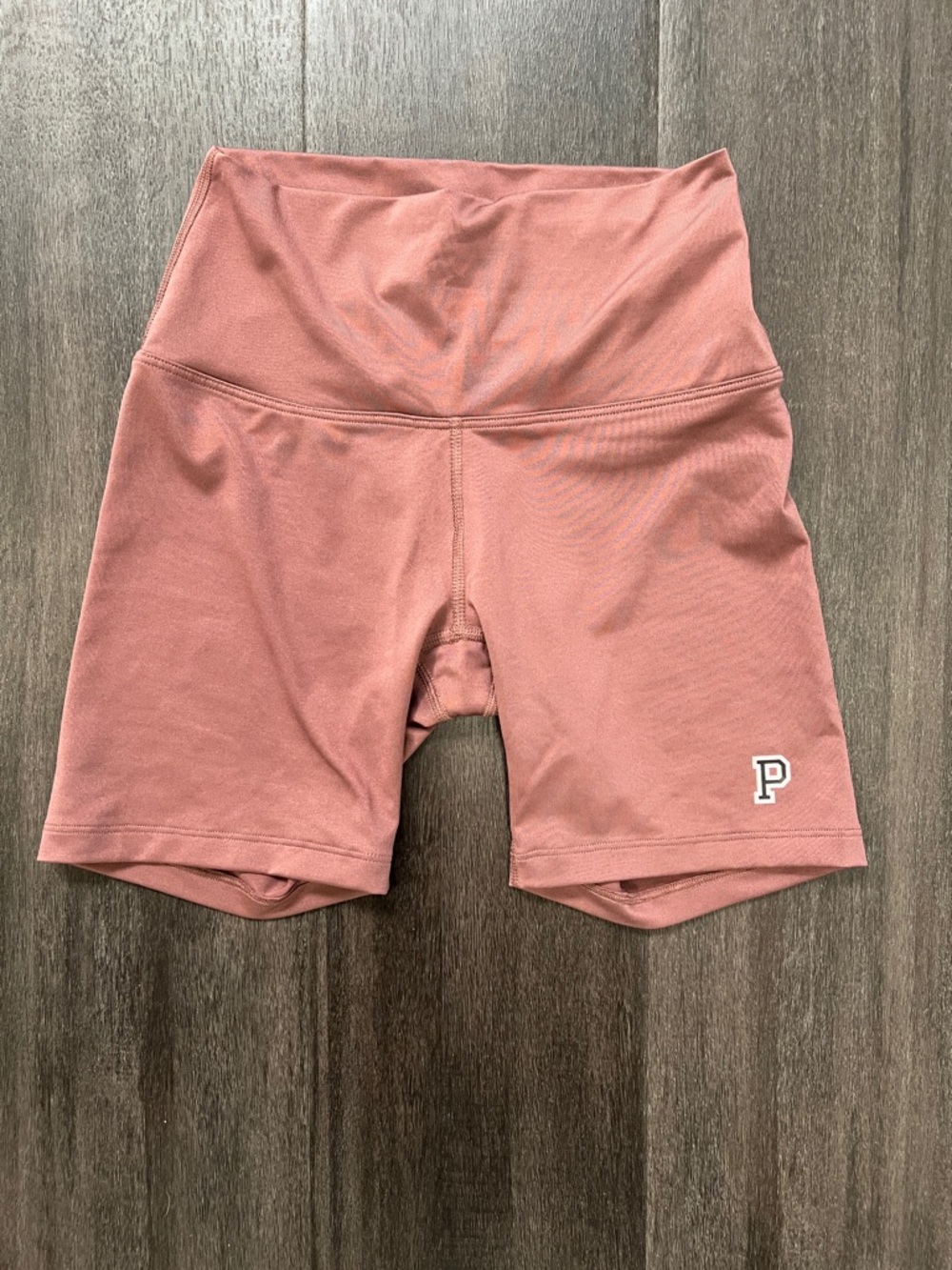 Pink Victoria’s Secret High-Waist Women's Bike Shorts in Dusty Rose